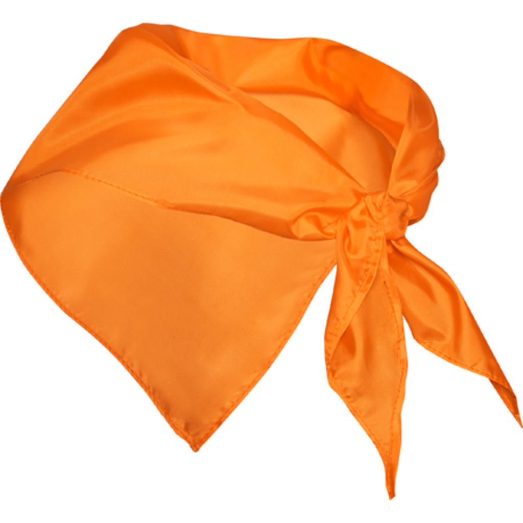 Шарф унісекс трикутної форми, колір помаранчевий
