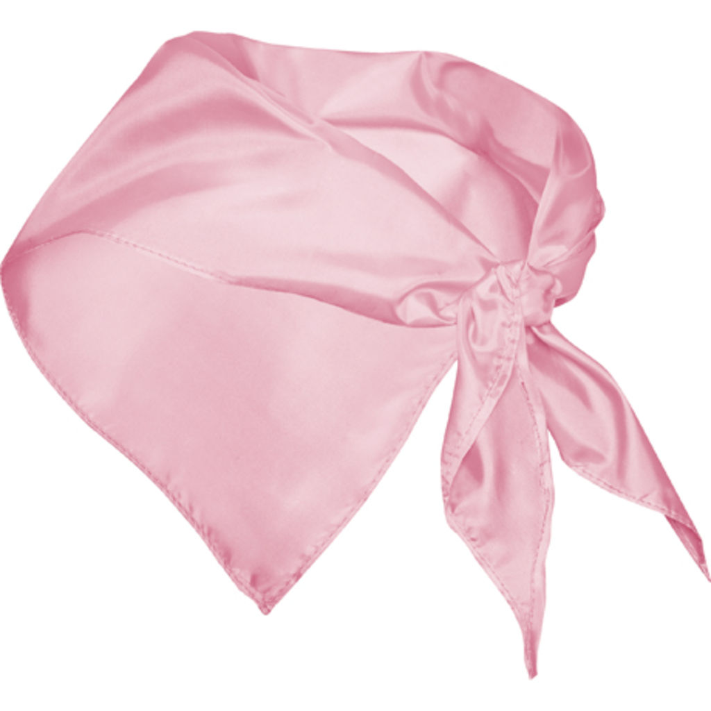Шарф унисекс треугольной формы, цвет розовый