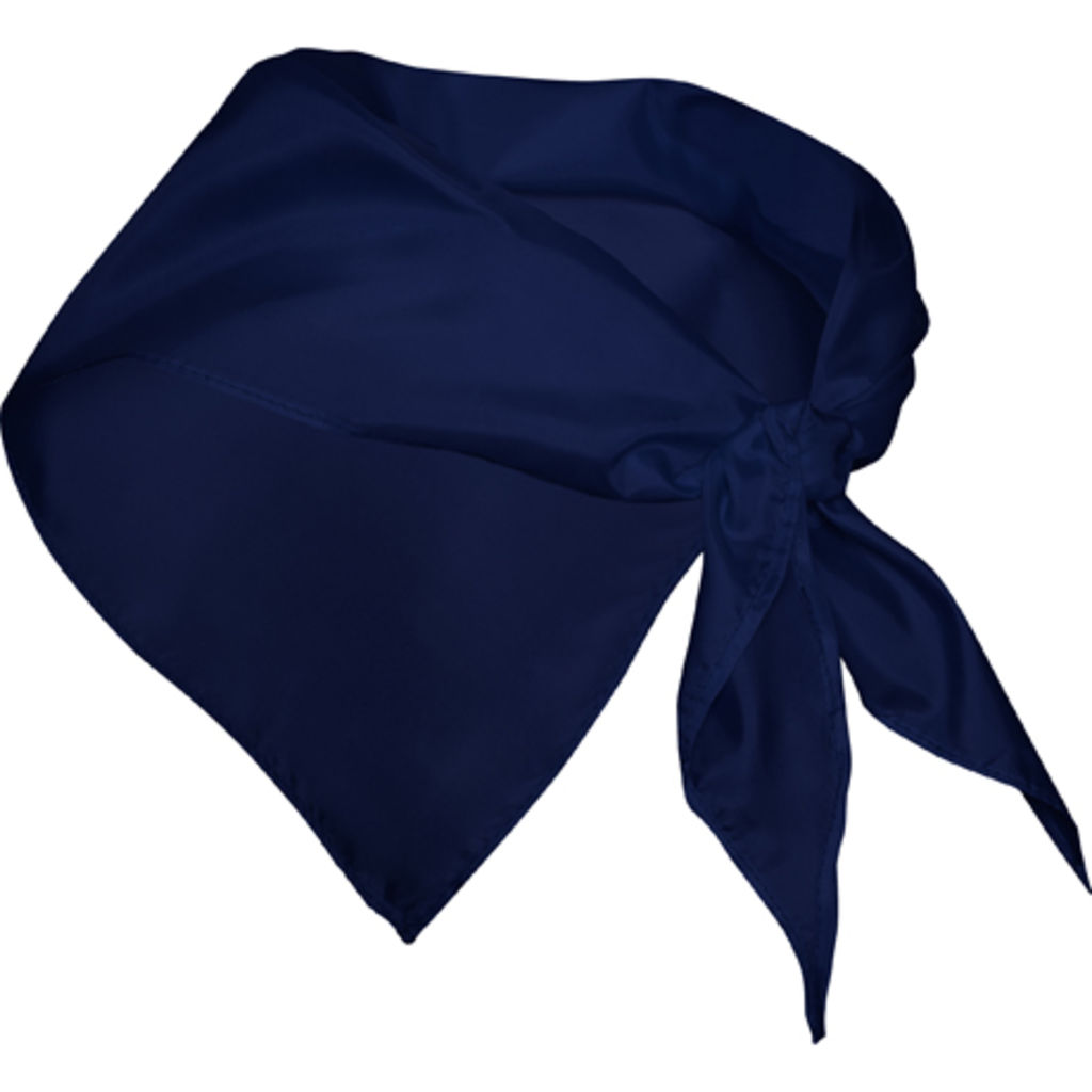 Шарф унисекс треугольной формы, цвет синий