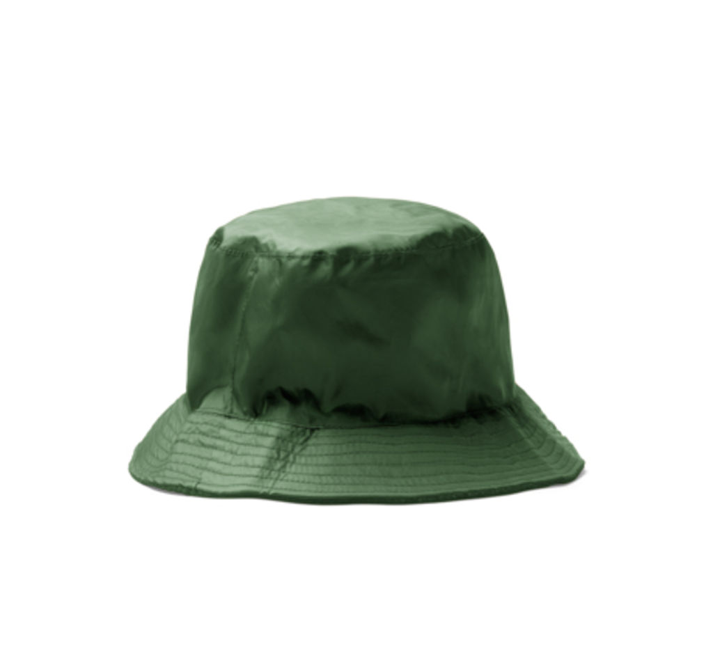 Двосторонній капелюх із нейлону та флісової підкладки, колір зелений