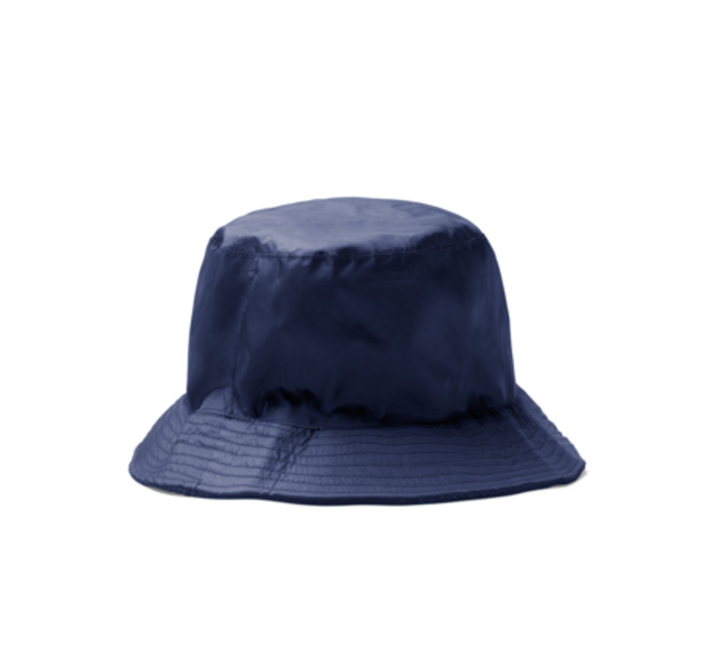 Двосторонній капелюх із нейлону та флісової підкладки, колір синій
