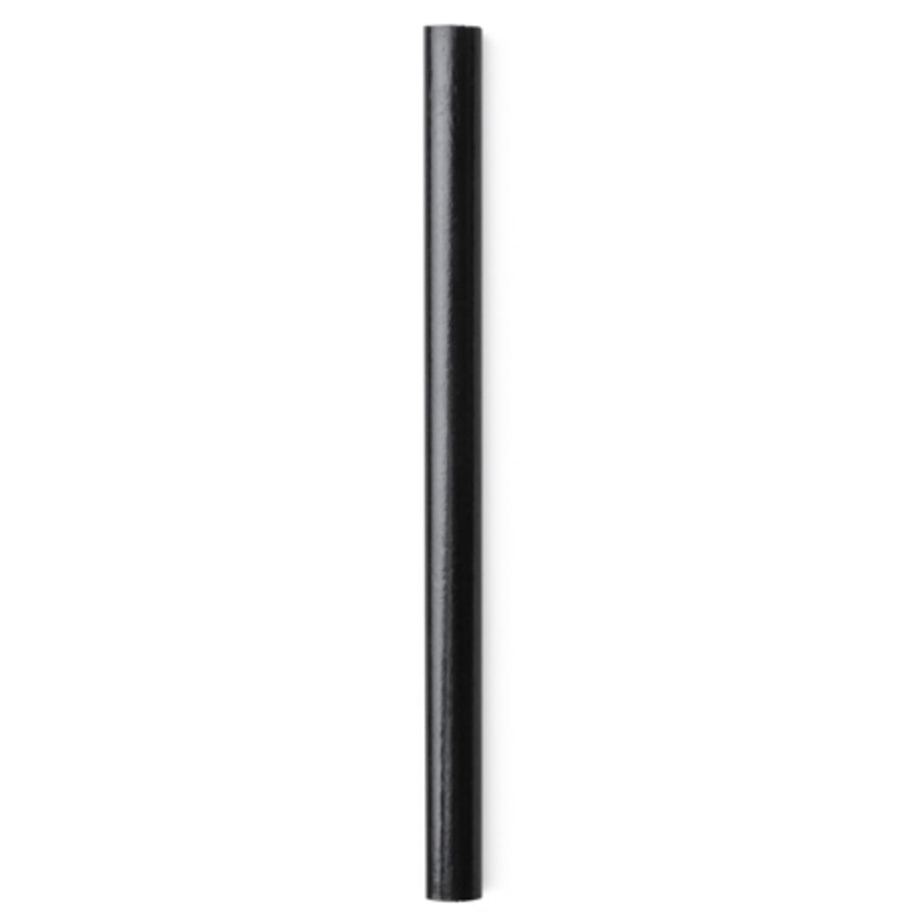 Столярный карандаш овальной формы для удобной разметки, цвет черный