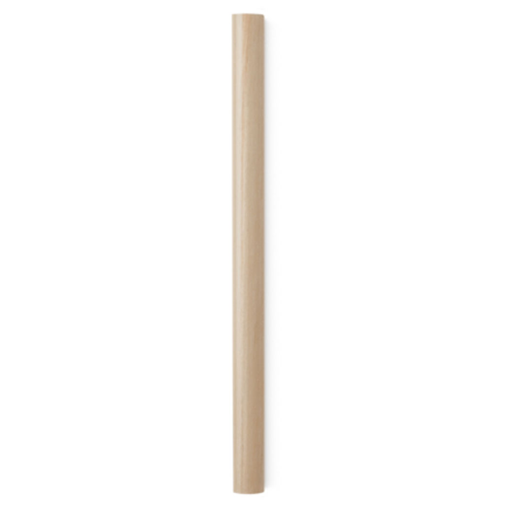 Столярный карандаш овальной формы для удобной разметки, цвет бежевый