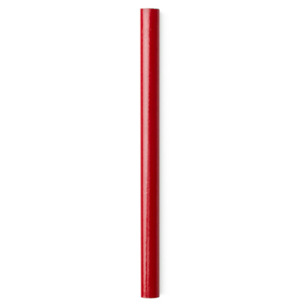Столярный карандаш овальной формы для удобной разметки, цвет красный