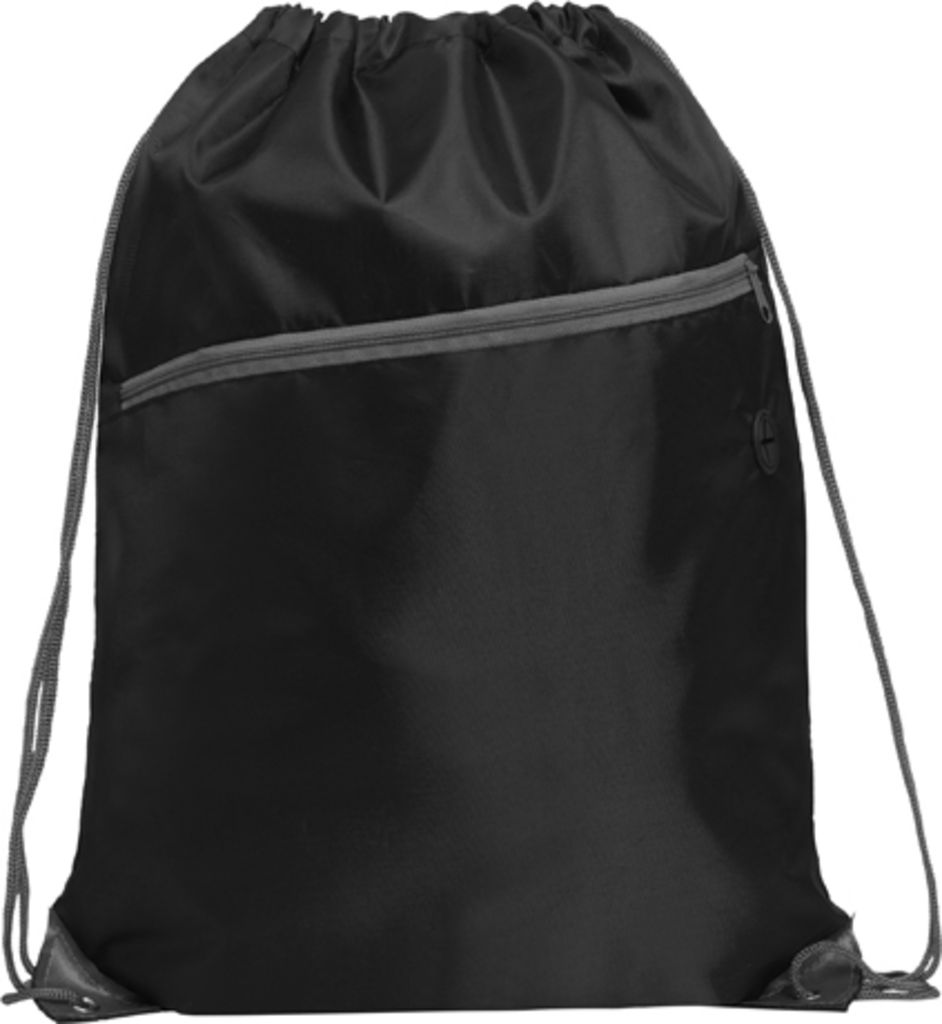 Універсальна сумка на шнурках, колір чорний