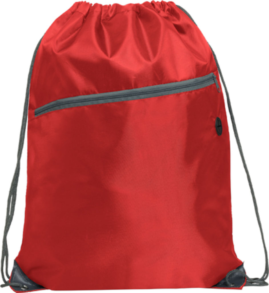Універсальна сумка на шнурках, колір червоний