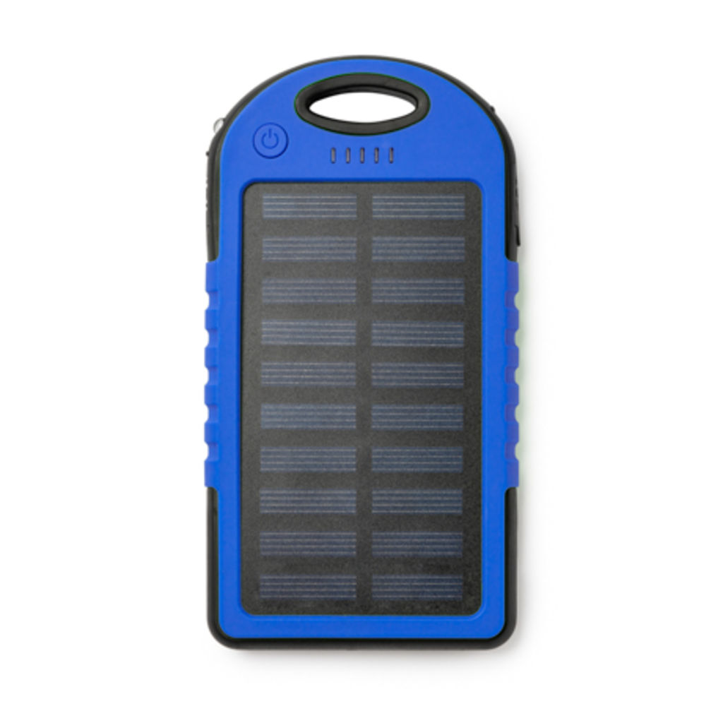 Аккумулятор на солнечных батареях, цвет темно-синий