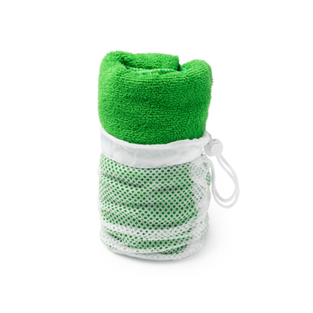 Абсорбуючий рушник з мікроволокна 185 г/кв.м, колір зелений