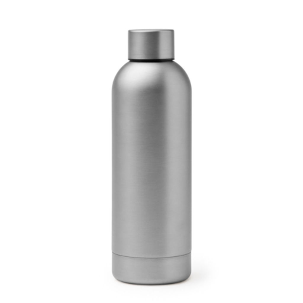 Пляшка-термос з нержавіючої сталі 304, колір срібний