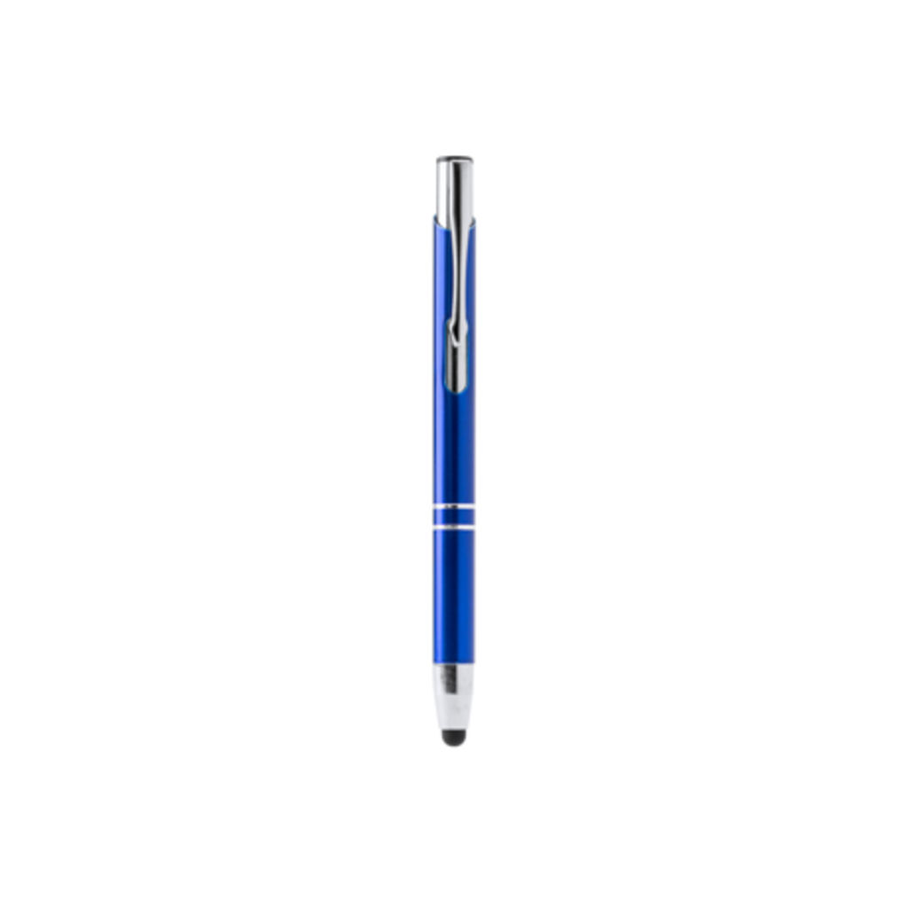 Кулькова ручка з алюмінієвим корпусом, колір темно-синій
