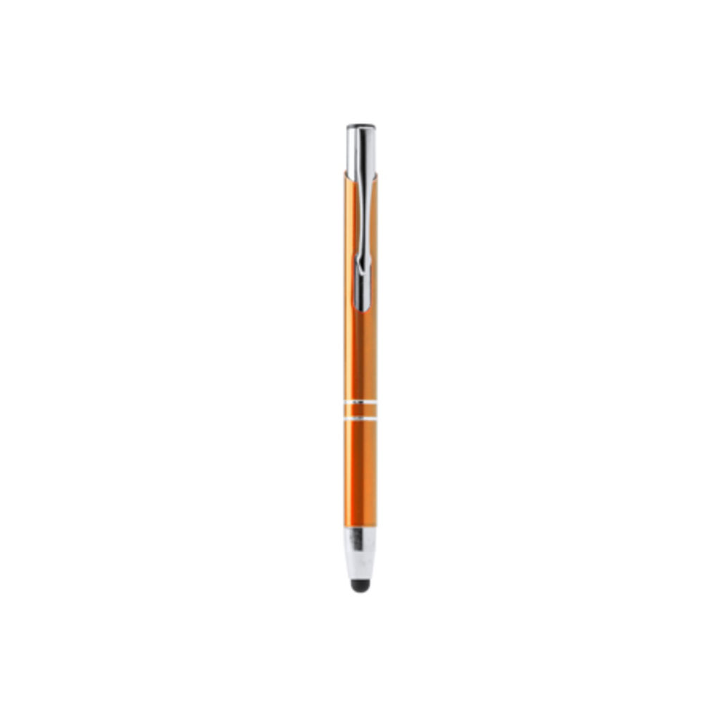 Шариковая ручка с алюминиевым корпусом, цвет оранжевый