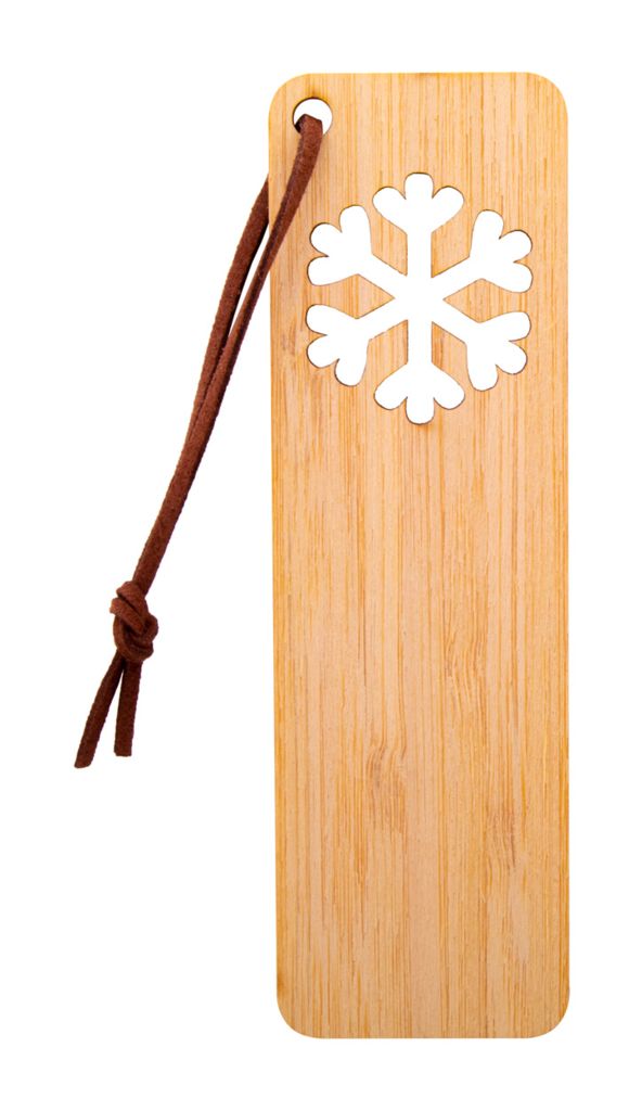 Новогодняя закладка снежинка Xommark, цвет натуральный