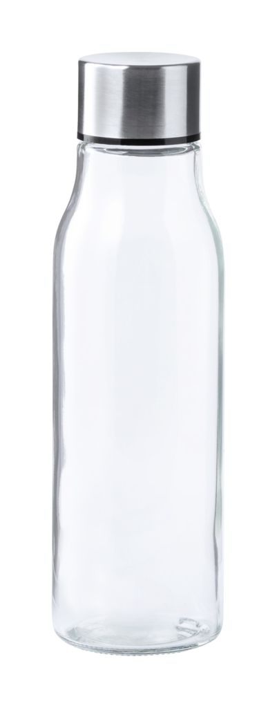 Скляна спортивна пляшка Krobus, колір прозорий