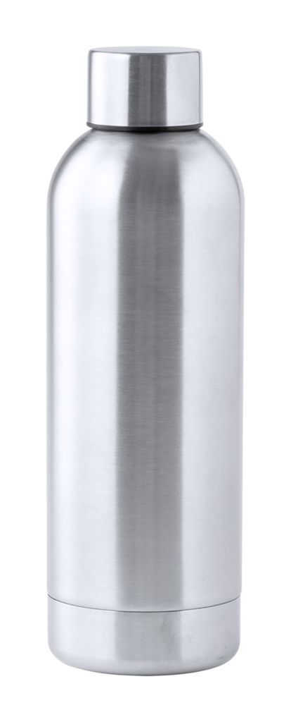 Спортивна пляшка Pigot, колір срібний