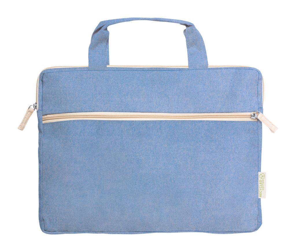 Хлопковая сумка для документов Baiplur, цвет синий
