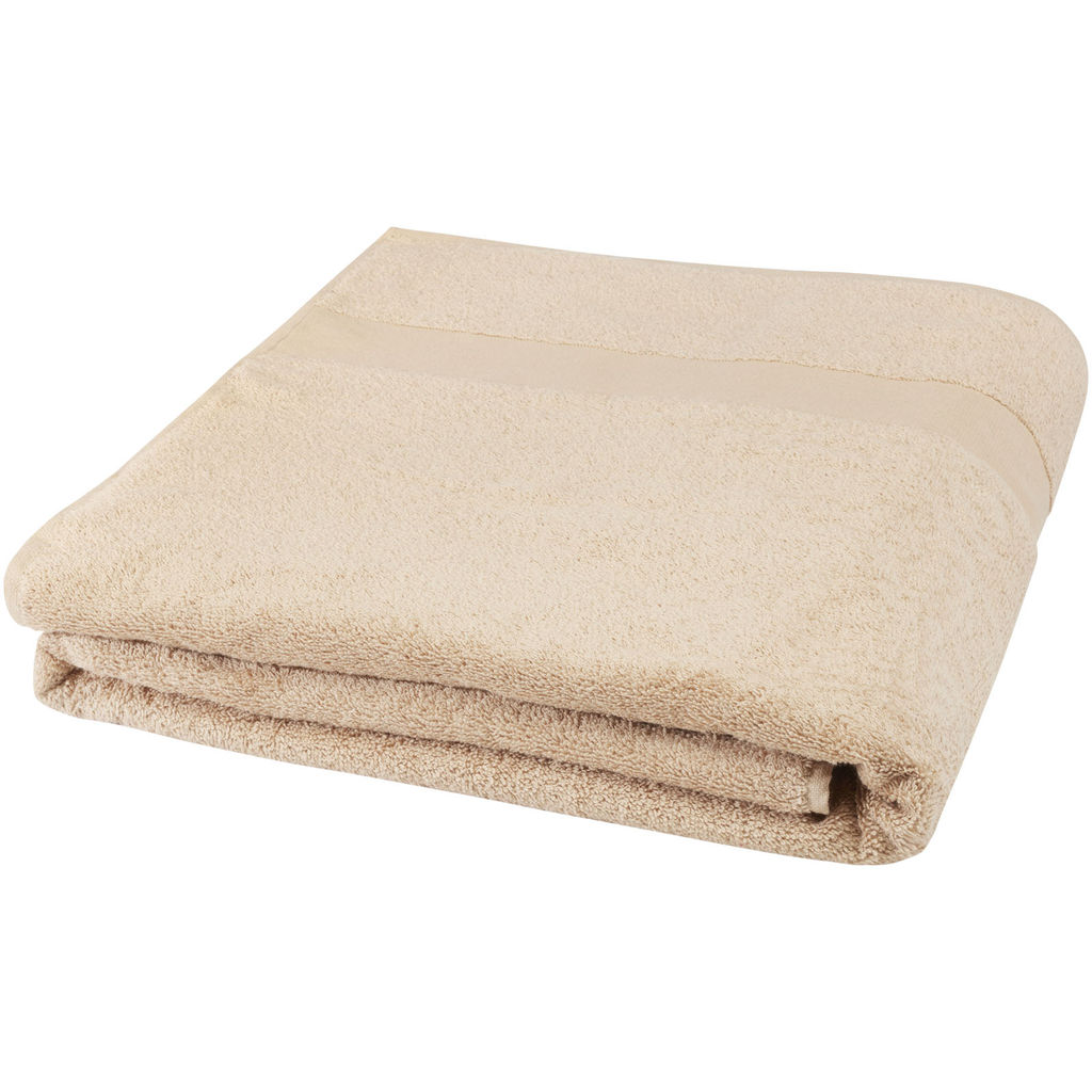 Хлопковое полотенце для ванной Evelyn 100x180 см плотностью 450 г/м², цвет бежевый