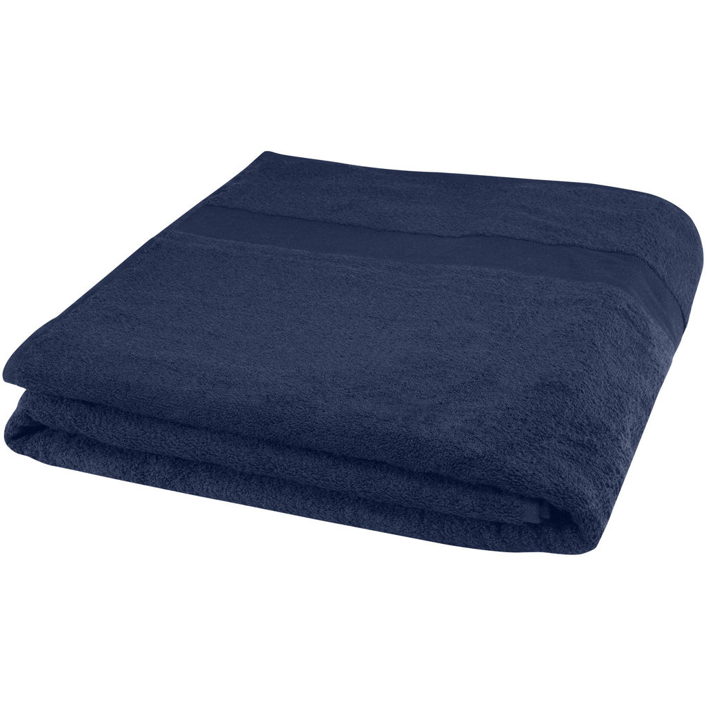 Бавовняний рушник для ванної Evelyn 100x180 см щільністю 450 г/м², колір темно-синій