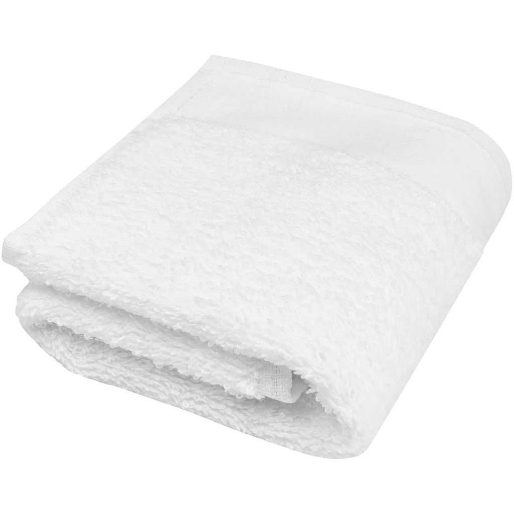 Хлопковое полотенце для ванной Chloe 30x50 см плотностью 550 г/м², цвет белый
