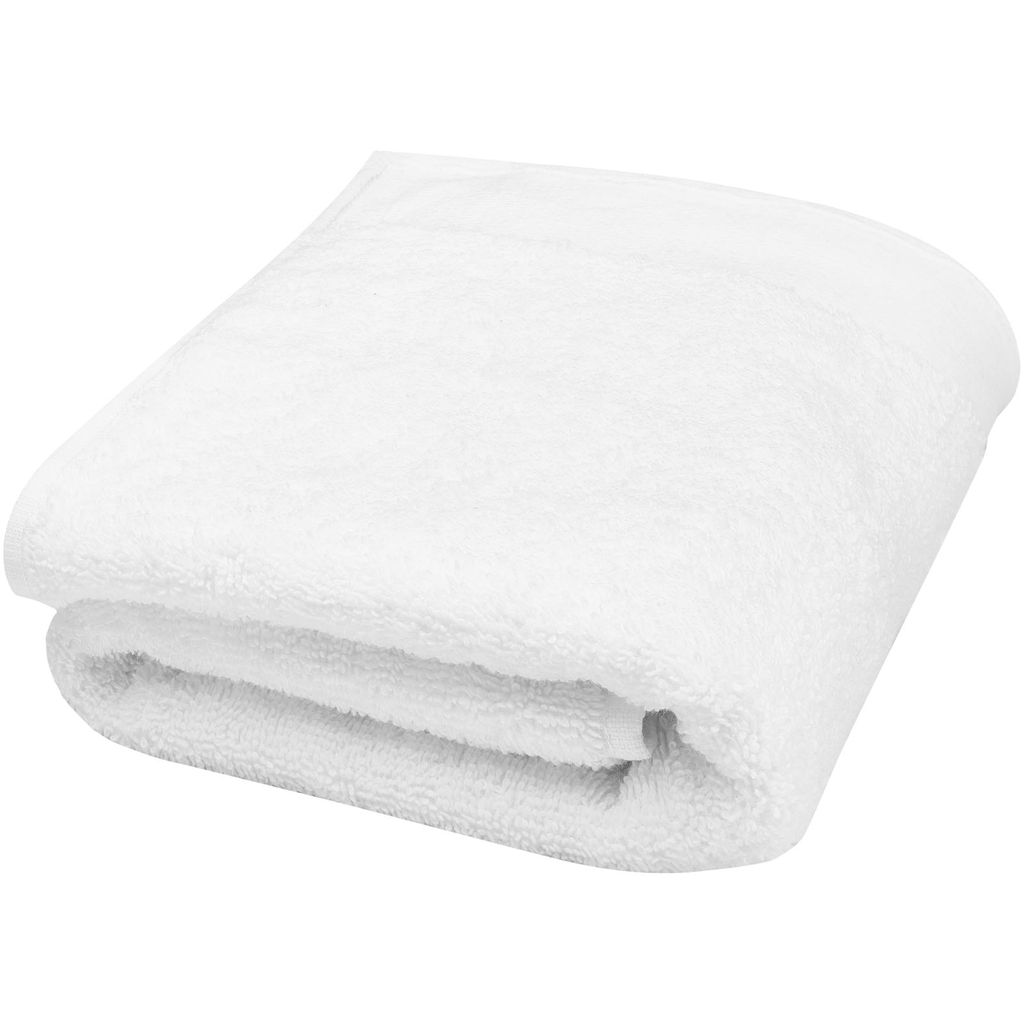 Полотенце для ванной Nora из хлопка плотностью 550 г/м² и размером 50x100 см, цвет белый