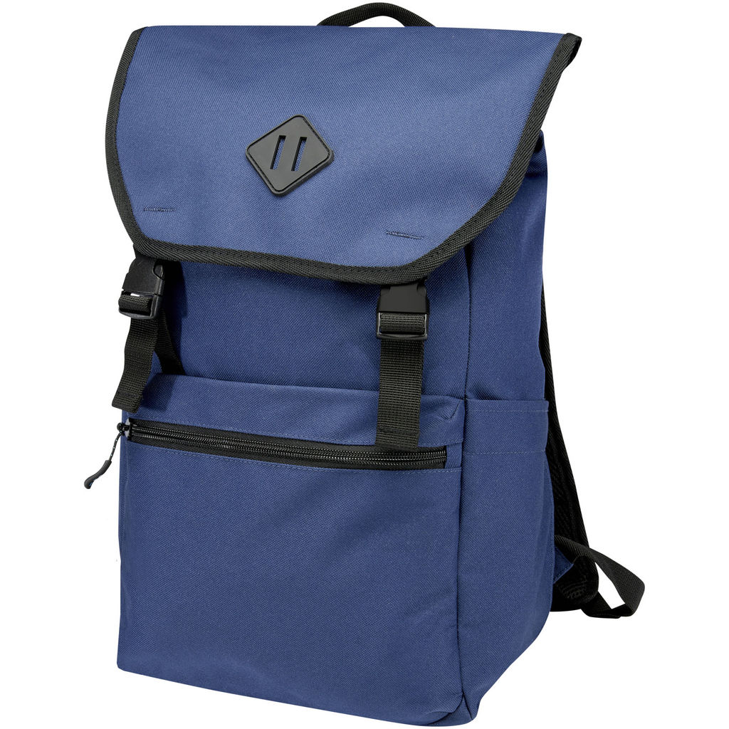 Рюкзак для 15-дюймового ноутбука Repreve® Ocean объемом 16 л из переработанного пластика, соответствующего стандарту GRS, цвет темно-синий