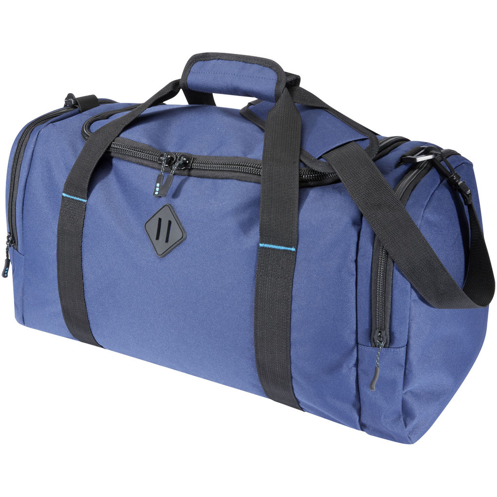 Спортивная сумка Repreve® Ocean объемом 35 л из переработанного ПЭТ-пластика, соответствующего стандарту GRS, цвет темно-синий