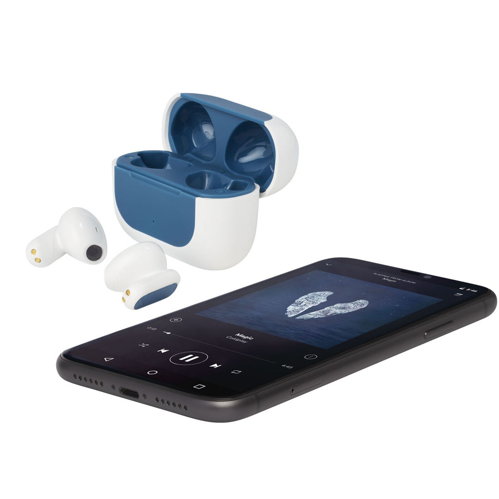 Беспроводные TWS-наушники Braavos Mini , цвет tech blue - 12425352- Фото №7 Беспроводные TWS-наушники Braavos Mini , цвет tech blue - 12425352- Фото №7