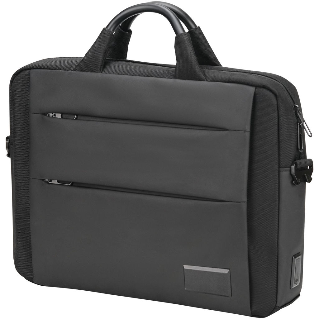 Деловой портфель для ноутбука SCX.design L15, цвет сплошной черный