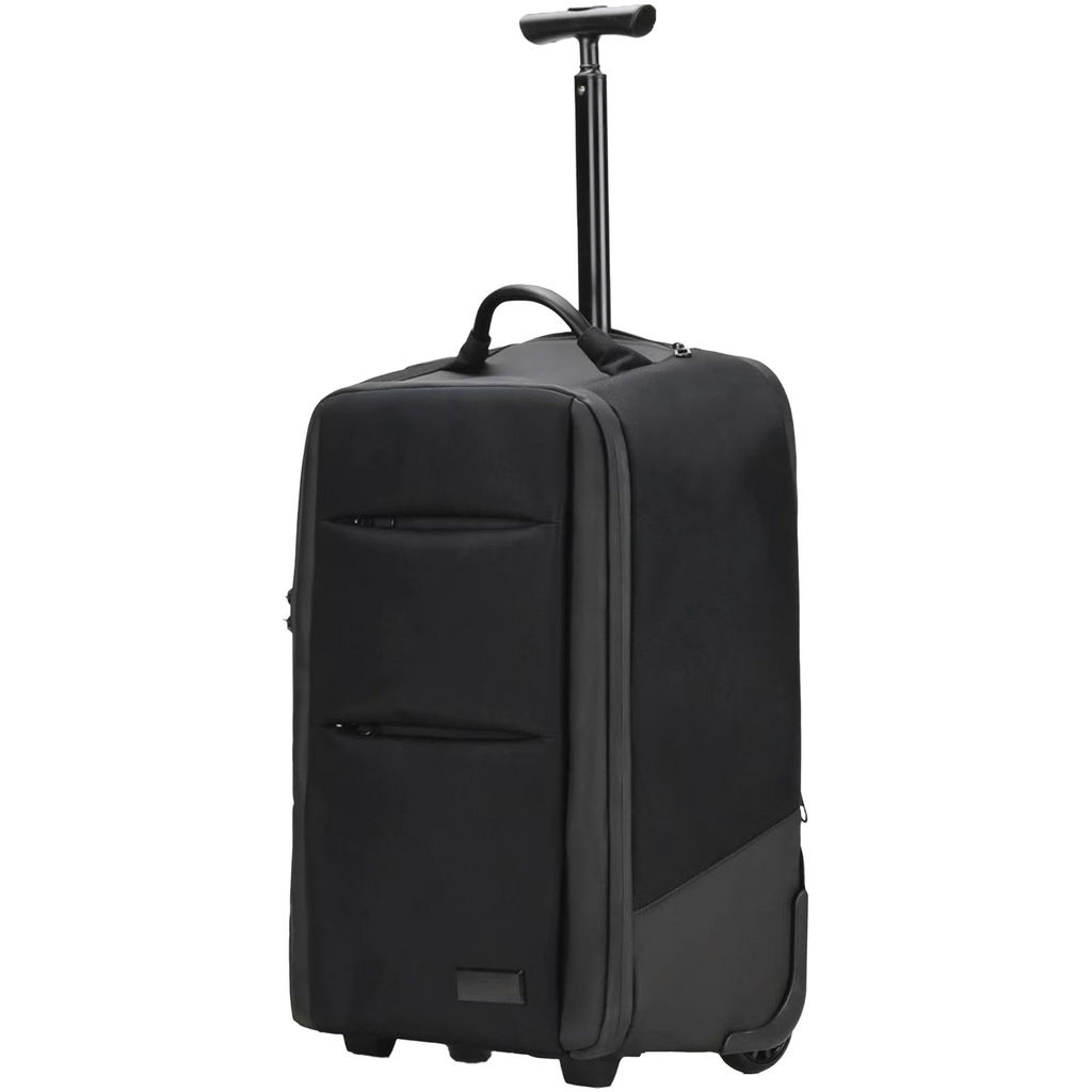 Деловой рюкзак-тележка для ноутбука SCX.design L20, цвет сплошной черный