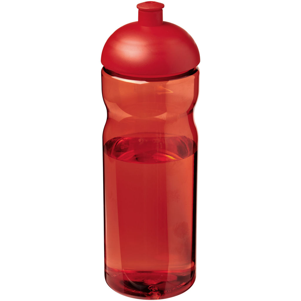 Спортивна пляшка H2O Eco об'ємом 650 мл з кришкою-ковпачком, колір червоний