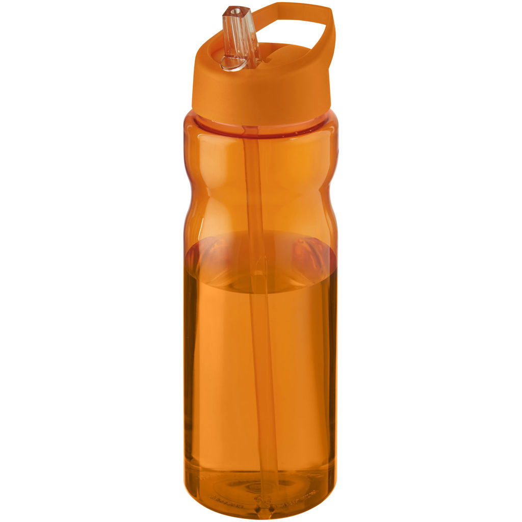 Спортивная бутылка H2O Eco объемом 650 мл с крышкой-носиком, цвет оранжевый, оранжевый