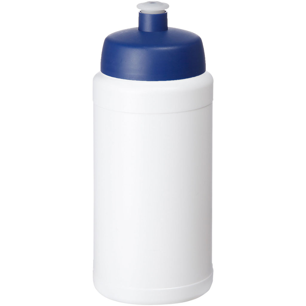 Спортивная бутылка Baseline® Plus объемом 500 мл, цвет cиний, белый