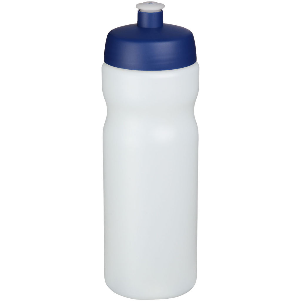 Спортивная бутылка Baseline® Plus объемом 650 мл, цвет cиний, прозрачный