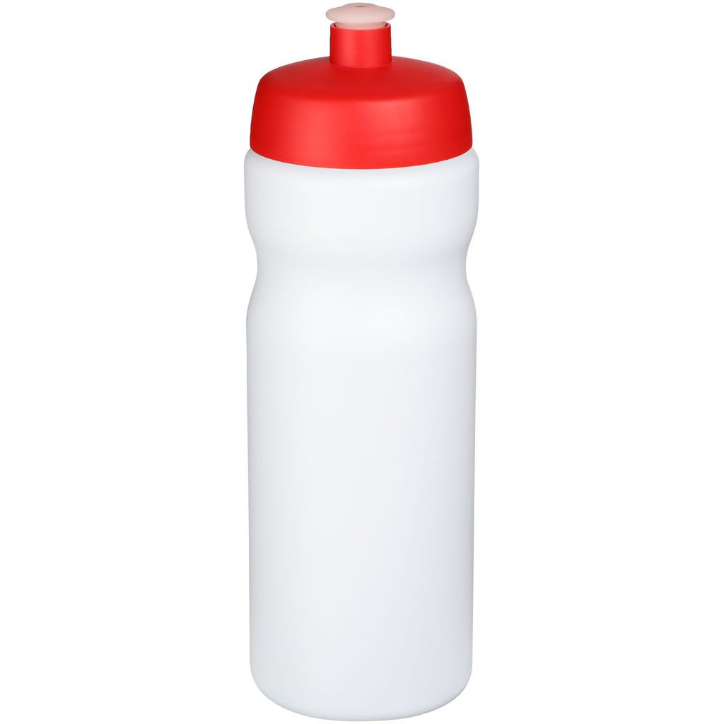 Спортивная бутылка Baseline® Plus объемом 650 мл, цвет красный, белый