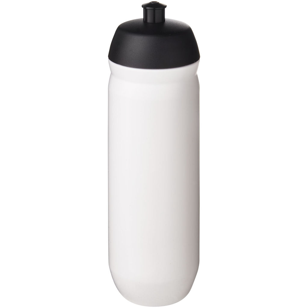 Спортивная бутылка HydroFlex™ объемом 750 мл, цвет сплошной черный, белый