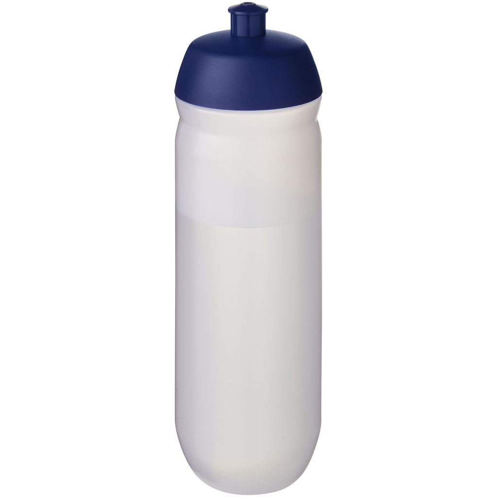 Спортивная бутылка HydroFlex™ объемом 750 мл, цвет cиний, белый прозрачный
