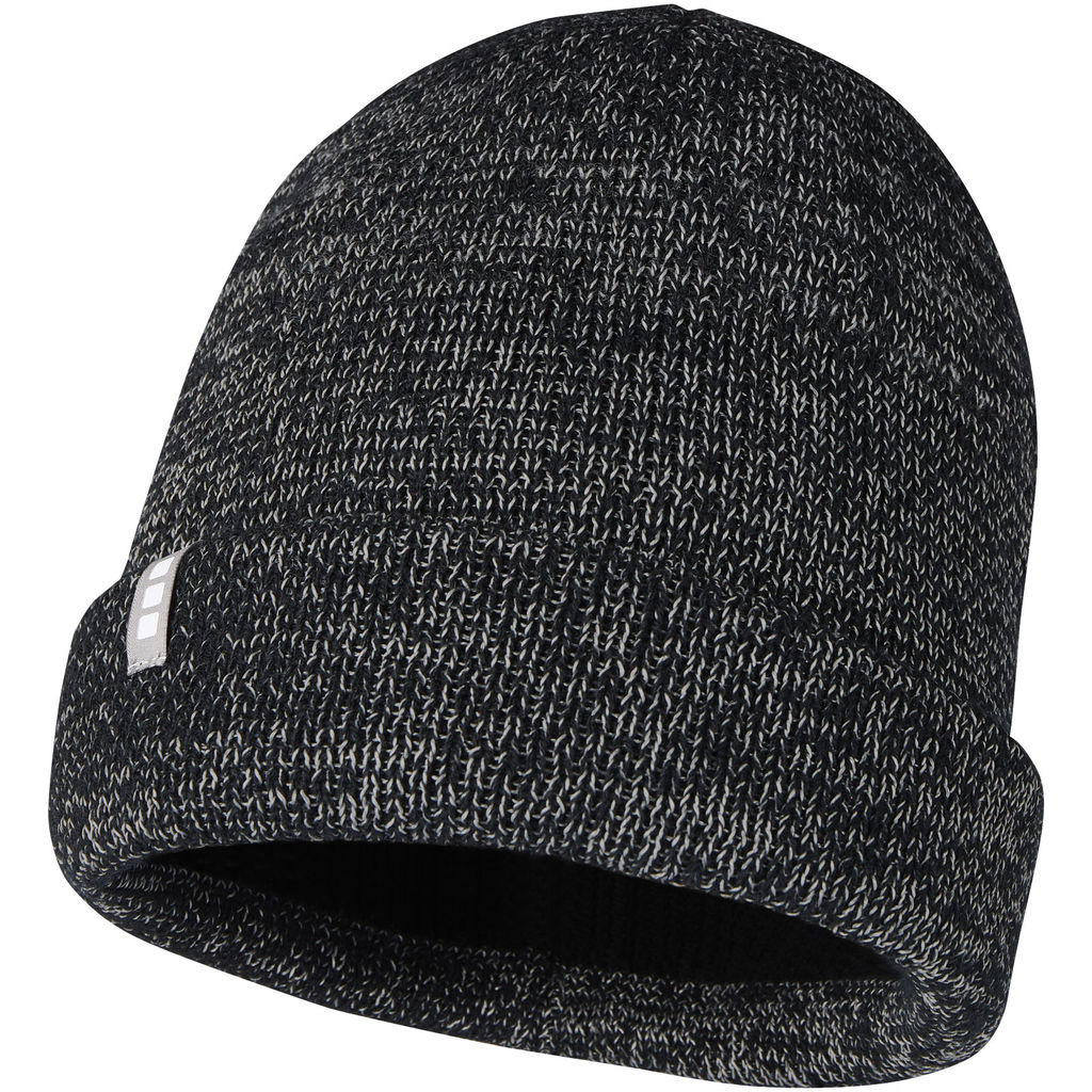 Rigi светоотражающая шапка, цвет сплошной черный
