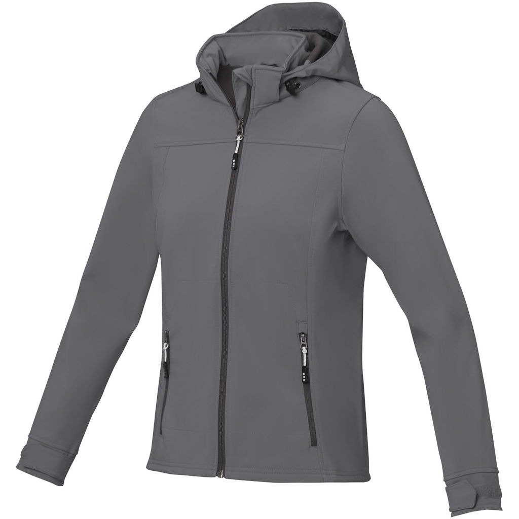 Женская куртка софтшел Langley, цвет серый  размер M