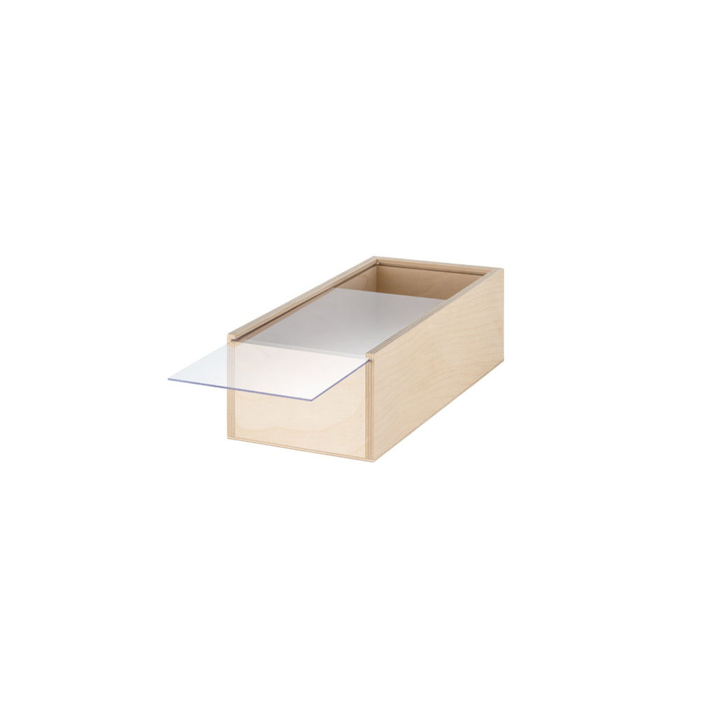 BOXIE CLEAR M. Дерев'яна коробка, колір світло-натуральний