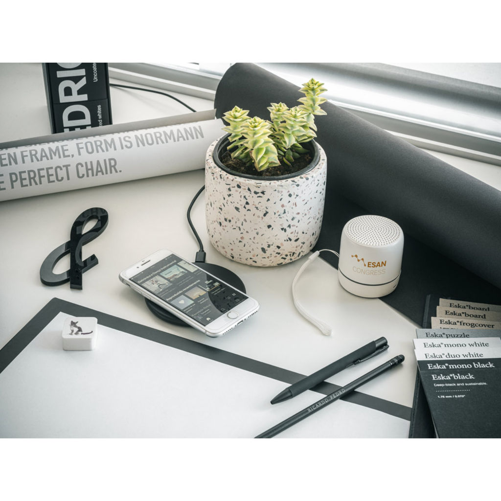 SOVERY. Бездротовий зарядний пристрій, колір білий - 97096-106- Фото №4