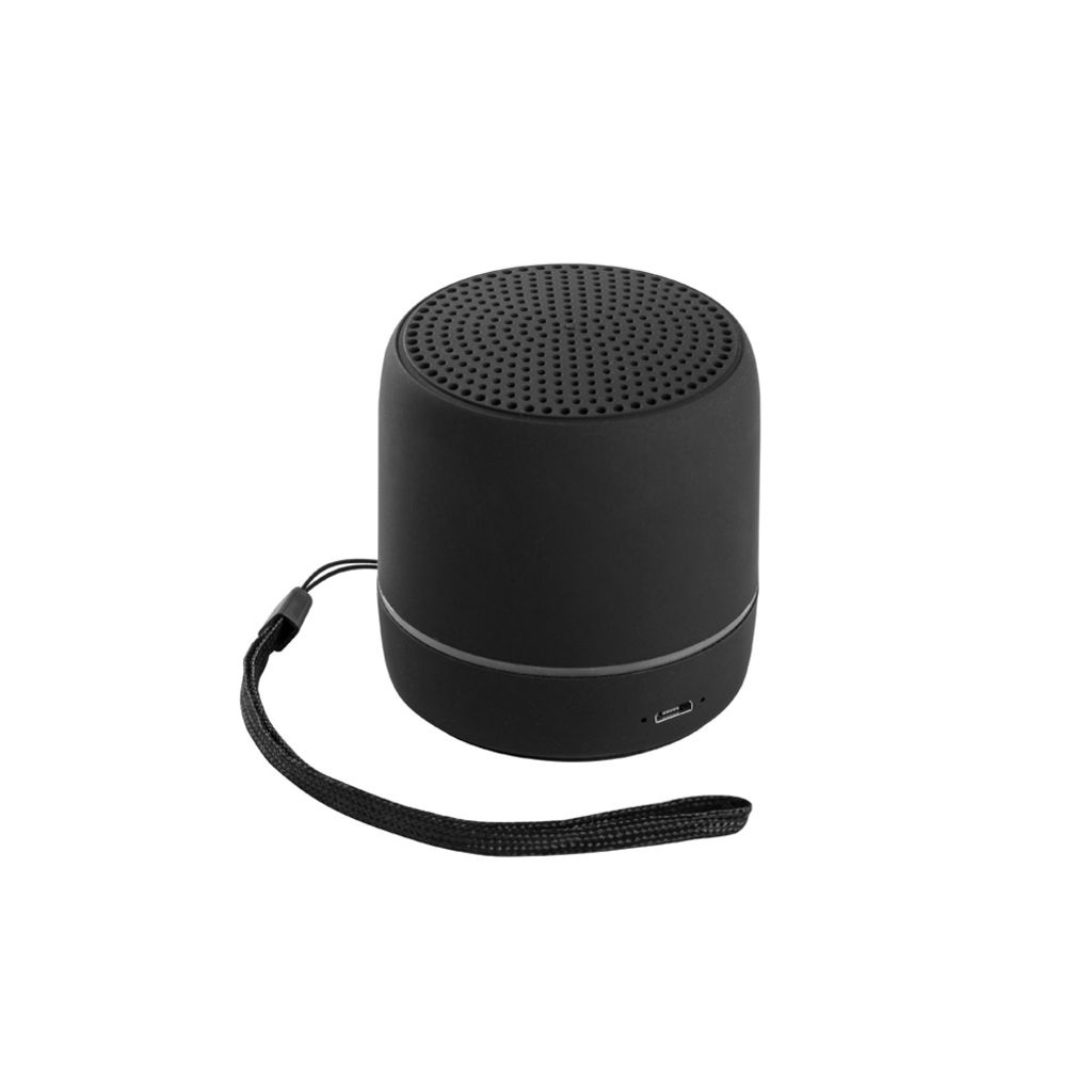 TURING Портативная колонка, цвет черный - 97097-103- Фото №4