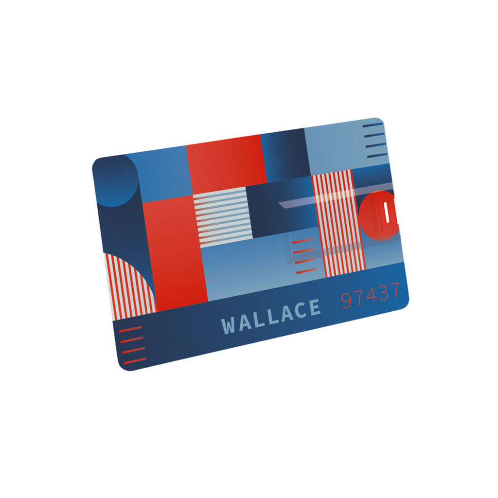 WALLACE 8GB Карта Pen Drive, UDP 8 ГБ, цвет белый - 97437-106- Фото №2