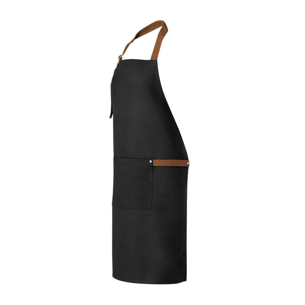 VESPER Фартук из 100% хлопка, цвет черный - 99816-103- Фото №2