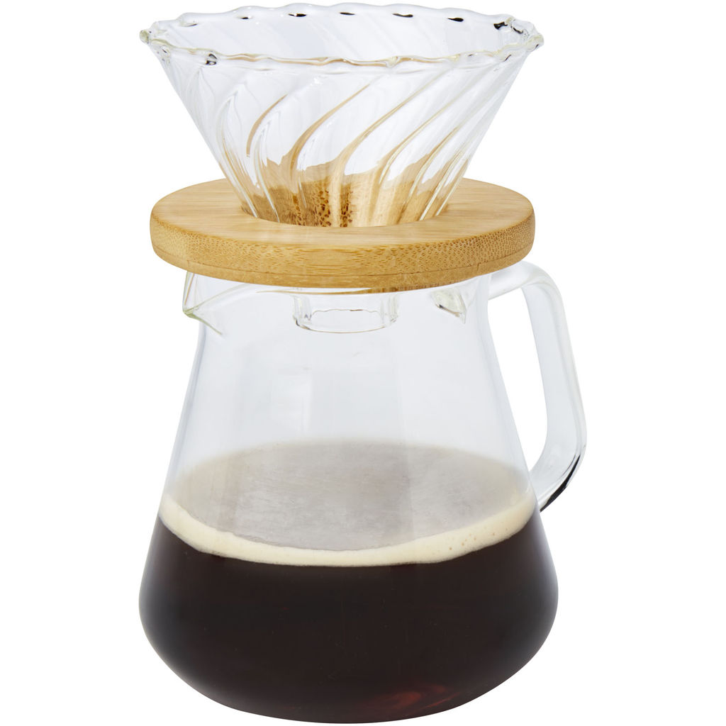 Стеклянная кофеварка Geis объемом 500 мл, цвет прозрачный, натуральный