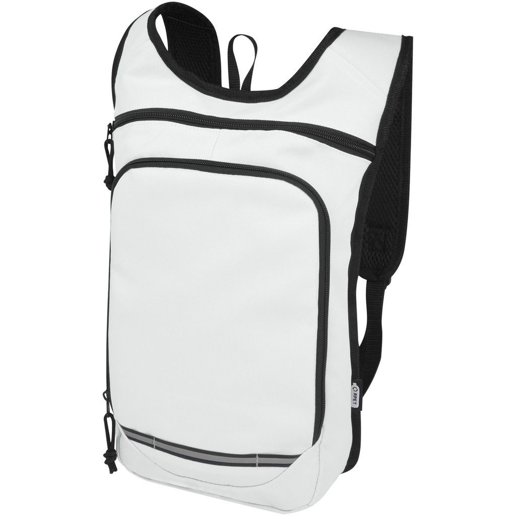 Рюкзак для прогулок Trails объемом 6,5 л, изготовленный из переработанного ПЭТ по стандарту GRS, цвет белый