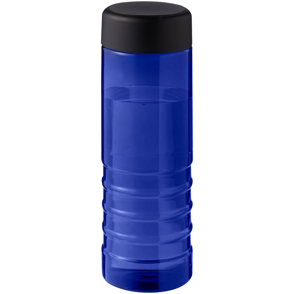 H2O Active® Eco Treble 750 мл бутылка для воды, цвет cиний, сплошной черный