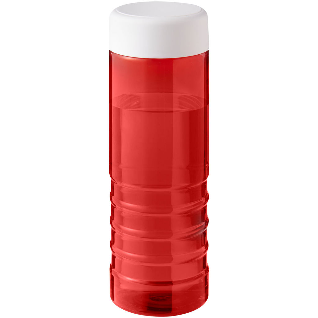 H2O Active® Eco Treble 750 мл пляшка для води, колір червоний, білий