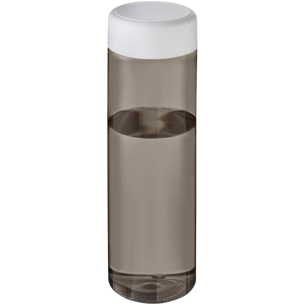 Бутылка для воды H2O Active® Eco Vibe объемом 850 мл, цвет темно-серый, белый