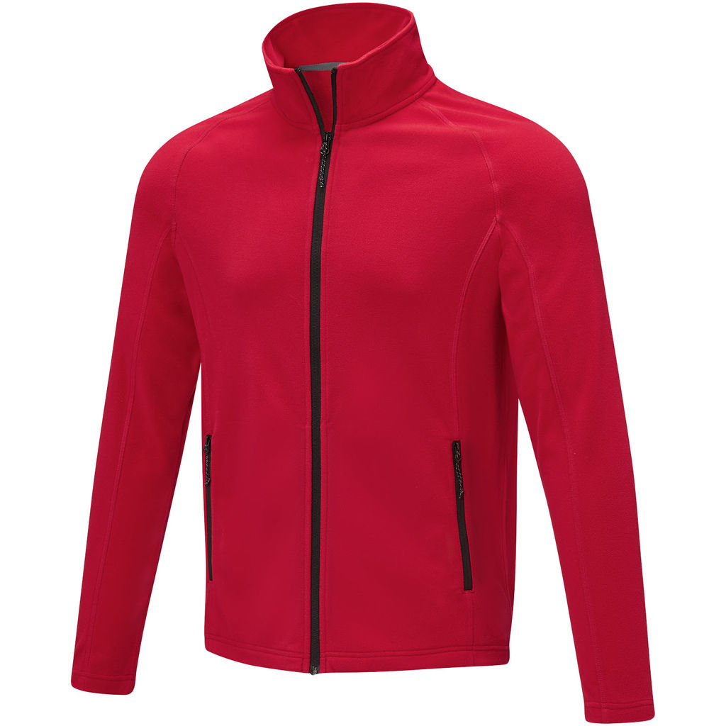 Чоловіча флісова куртка Zelus, колір червоний  розмір 3XL