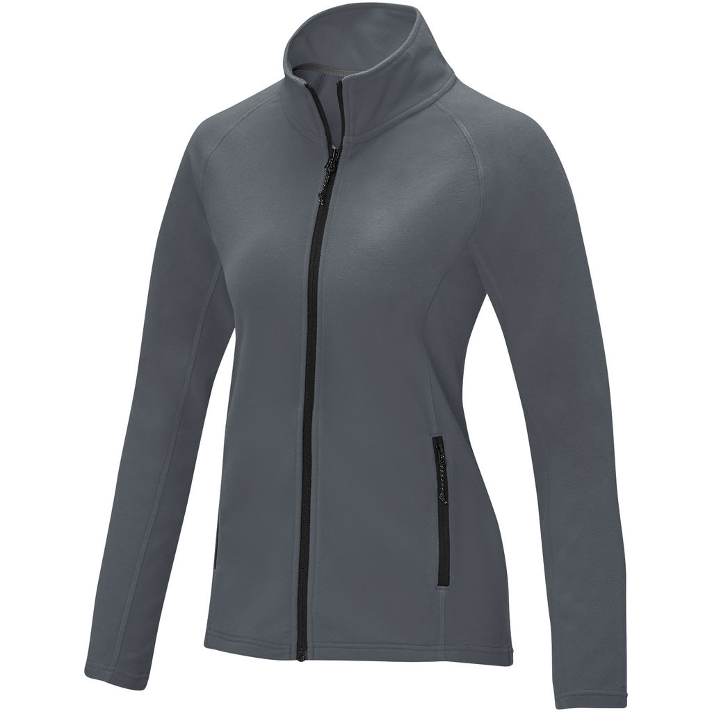 Жіноча флісова куртка Zelus, колір сірий  розмір XS