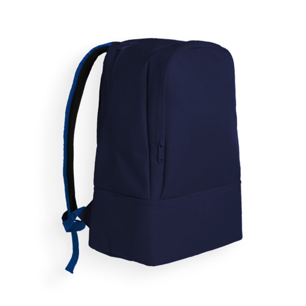 Двоколірний спортивний рюкзак з ергономічним дизайном та легким налаштуванням, колір темно-синій  розмір UNICA
